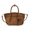 Bolso de mano plisado retro minimalista para mujer, bolso tote de hombro de moda transfronteriza estilo coreano, bolso cruzado moderno y versátil