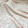 Tecido de Algodão Brocado de Rosa Romântico Estilo Francês Tecido com Estampa Digital Novo Tecido para Vestido Cheongsam Estilo Chinês Tecido Hanfu