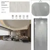 Laje de Rocha de Alta Densidade, Esculpida, Acabamento Fosco Glaceado de Cera de Abelha, Textura Suave, Tamanho 1,2X1,8M, Adequada para Toda a Casa, Poucas Juntas, Resistente a Manchas e Desgaste