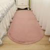 Alfombra Personalizada de Piel Sintética Sofá Computadora Silla de Café Alfombra de Piso Mesita de Noche Sofá Habitación Infantil Alfombra de Piel Sintética de Conejo Polyform