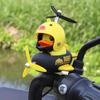 Lindo Pato Amarillo Submarino Adornos de Pato para Coche Motocicleta Autopropulsada Motocicleta Eléctrica Adornos de Coche a Batería Accesorios