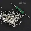 Estrelas Prateadas Quebradas que Preservam a Cor Coração de Borboleta Contas Separadas Contas Soltas Pulseira de Miçangas Feita à Mão DIY Colar Acessórios de Joias