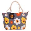Sacola de Compras em Poliéster RPET Transfronteiriça, Bolsa de Ombro em Lona Tendência Nacional, Bolsa de Mão RPET Fashion, Fábrica Personalizada