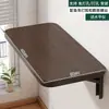 Estante de pared de cocina de madera maciza, mesa apilable, tablero de madera, montado en la pared, no requiere taladro, para sala de estar, estante divisor