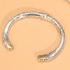 Pulseira Takahashi Águia em prata de lei S925 pulseira personalidade padrão de grama Tang japonesa pulseira de casal vintage Prata Tailandesa pulseira aberta