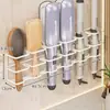 Estante de Almacenamiento para Rizadores de Baño, Soporte Antiescaldaduras para Planchas, Soporte de Pared para Planchas Alisadoras y Peines de Baño, Instalación sin Taladro