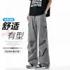 Pantalones de Trabajo de Verano Transfronterizos con Sensación de Hielo para Hombre, Bolsillos Múltiples Casuales Talla Grande Estilo Americano Rectos Holgados para Exteriores Montaña Senderismo