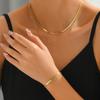 Joyería Transfronteriza de Estilo Europeo y Americano, Collar de Diseño Nicho Multicapa, Pulsera Versátil de Lujo Ligero, Juego de Joyería de Alta Gama para Mujer