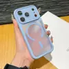 Adecuado para iPhone 18 Pro Max, funda magnética original con tacto de piel y botón de IA, funda protectora anti-caídas Apple 17
