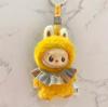 4.0 Labubu Collar de Cuello Ropa para Muñeca 10cm Mini Labubu Babero Bufanda Peluche Campana Cuello Fruncido
