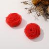 Ins versión coreana organza gasa de seda brillante capullo de rosa diy hecho a mano horquilla versátil accesorios para el cabello accesorios de ropa venta al por mayor