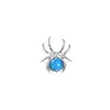 Set de Aretes Araña de Aleación de Titanio F136 con Ópalo Aurora Joyería de Perforación Personalizada de Alta Gama Clavos para Hueso de la Oreja Venta Caliente Transfronteriza