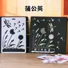 Álbum de fotos DIY livro de lembranças feito à mão ferramenta de modelo de jornal escrito à mão pintado à mão ferramenta manual de crescimento para jardim de infância material