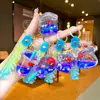 Llavero de Arena Movediza de Aceite Sanrio Muñeca Kuromi Flotante Colgante para Bolsa Máquina de Garra Linda Suministro de Regalo Pequeño