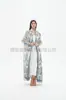 Gabardina de Estilo Otoño-Invierno para Mujer, Cárdigan Estampado Plegado Issey Miyake, Gabardina Larga, Gabardina tipo capa
