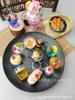 Comércio exterior Última Ordem Sobremesa Artificial Sorvete Sundae Cup Japonês e Coreano Chaveiro Pingente Geladeira Adesivo Comida Brinquedo Cego Bolsa