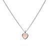 Collar Pink Love para mujer, estilo japonés y coreano, sencillo, ligero, de lujo, moderno, con diseño de nicho, cadena de clavícula que combina con todo, 2023.