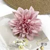 Novo cacto de flor artificial cabeça de crisântemo DIY flor de seda pequeno material de grampo de cabelo de crisântemo ornamento pequeno para fotografia em casa