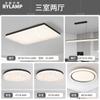 Lámpara de Techo Glaciar Minimalista Italiano para Sala de Estar Lámpara Rectangular Simple Moderna de Resina Lámparas Zhongshan de Clase Alta Iluminación