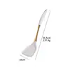 Juego de Utensilios de Cocina con Mango de Silicona Colador Espátula para Freír Cuchara para Sopa Espátula para Freír Utensilios de Cocina para el Hogar Espátula Cuchara para Cocinar Juego de 6 Piezas