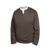 Otoño 2026 Nuevo Sudadera de Manga Larga Suelta Falsa de Dos Piezas para Hombre Capa Base Sudadera Superior para Pareja