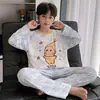 2026 Novo Pijama Infantil Meninos Primavera e Outono Manga Longa Algodão Puro Meninos Tamanho Médio e Grande Infantil Conjunto Solto para Casa