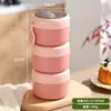 Acero Inoxidable 304 Taza Grande para Desayuno Taza para Avena Aislante con Tapa y Cuchara Taza para Leche Portátil Gachas para Estudiantes y Trabajadores de Oficina