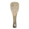 Cuchara para Arroz de Titanio Puro Utensilios de Cocina para Acampar Espátula Portátil Pala para Arroz Cuchara para Arroz con Patrón de Martillo Cuchara para Arroz para el Hogar, la Escuela, la Cafetería Cuchara para Servir