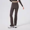 Calça de Yoga com Cintura Alta Franzida Levanta Bumbum e Painel Traseiro Drapeado, Adequada para Corrida ao Ar Livre e Esportes, Calça Flare Fitness que Abraça o Quadril