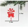 Varita de Burbujas Navideña Candyland PVC Colgante de Árbol de Navidad Rosa Piruleta Arcoíris Colgante de Hombre de Jengibre