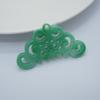 Colgante de jade de imitación de resina, colgante de jade hueco blanco y verde, accesorio de ropa chino antiguo DIY, colgante de material de cintura