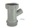 Adaptador de desagüe de fregadero 40-50 Adaptador giro 45 32 conector desodorante para lavabo accesorios conector Y