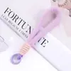 Accesorio de Lanyard de Peluche Fresco y Sencillo para Teléfono, Llavero de Bolsita Color Macarrón, Decoración Práctica de Cadena para Teléfono