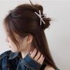 Nueva moda de Corea del Sur, pinza para el cabello con temperamento femenino, pinza para el cabello, pinza para el cabello, pinza de tiburón, tocado de alta gama de nicho, venta al por mayor