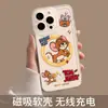Funda para Teléfono Tom y Jerry Apple 17 iPhone17Promax Transparente Magnética 17Pro Pareja Funda Protectora de Aire