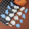 Molde de corte multifuncional Serie Dinosaurios Nuevos Molde para galletas Simulación de pastel Herramientas para hornear en casa 3D Alimento Suplementado Diy