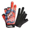 Guantes de Pesca Deportes al Aire Libre con Tres Dedos Expuestos Hobby de Hombres Estampado Protección Solar Antideslizantes Resistentes al Desgaste Transpirables que Absorben el Sudor Equipo de Pesca
