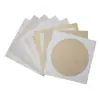 Cartulina de Papel de Arroz Hecha a Mano al por Mayor, Papel de Cáñamo Redondo Estilo Antiguo tipo Espejo para Caligrafía, Cartulina Blanca en Blanco para Superficie de Abanico de Pintura China