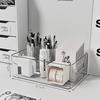 Caja de Almacenamiento de Escritorio Caja Transparente Acrílica Snack Rectangular Cosmético Caja Ajustada Caja de Almacenamiento para Artículos Diversos de Escritorio