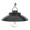 Luz de Lâmpada Atmosfera New Retro Transfronteiriça Luz de Disco Voador Bola de Luz Suspensa Luz Estilo Camping Bola de Luz Chapéu de Palha Luz Externa Jardim