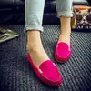 Zapatos planos de mujer estilo coreano para otoño 2026, mocasines sin cordones, zapatos de un solo color de tacón bajo, zapatos slip-on para mujer, zapatos cómodos, zapatos de exportación talla grande