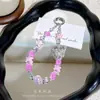 Cadena para Teléfono de Mariposa con Incrustaciones de Diamantes de Aleación, Pulsera Exquisita, Colgante para Bolso, Accesorios, Llavero de Coche, Regalo Pequeño