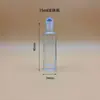 Em Estoque Frascos de Vidro Roll-On 5ml 6ml 8ml 15ml, Frascos Roll-On Reabastecíveis, Frascos Espessados à Prova de Luz para Óleos Essenciais e Cosméticos