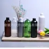 Botella blanca de 300 ml con tapa de rosca, botella gris con tapa de rosca, botella verde con tapa de rosca, botella para aceite esencial, botella para tónico, botella para limpiador facial