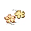 Colgante de Acero Inoxidable con Forma de Estrella de Mar y Flor de Caracola para Pendientes DIY, Accesorios de Joyería al por Mayor