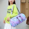 Bolsa de Viaje de Moda Portátil para Distancias Cortas, Bolsa de Almacenamiento de Doble Espalda de Gran Capacidad, Bolsa de Equipaje con Separación de Seco y Húmedo, Bolsa para Deportes, Yoga y Fitness