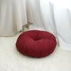 Cojín Redondo para Silla de Comedor Color Sólido Tatami Cojín de Felpa para Exterior Cojín para Silla de Ratán Banco de Estudiante Cojín para Glúteos para Comercio Exterior