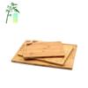 Conjunto de tábuas de corte personalizadas Nanzhu, tábua de corte de bambu para cozinha e restaurante, conjunto de três peças com tábua de corte dupla face para pia