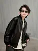 Chaqueta Abrigo de Cuero para Niños 2026 Primavera Otoño Nuevo Estilo Niños Medianos y Mayores Niños Otoño Bonito Moderno Top