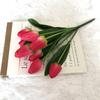 Simulação Tulip 9 apontou Tulip decoração para casa arranjo de flores comércio exterior flor atacado engenharia flor simulação flor
